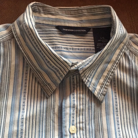 Gear Seven Collection Striped Button Down - Picture 13 of 16